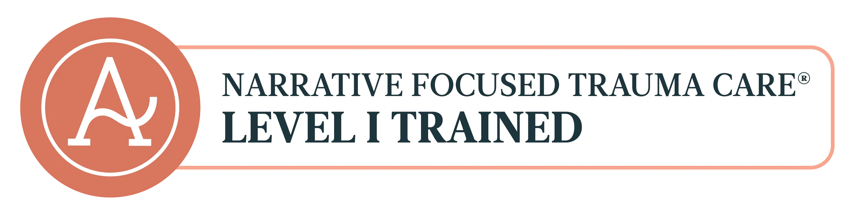 Narrative Focused Trauma Care — Level I Trained badge